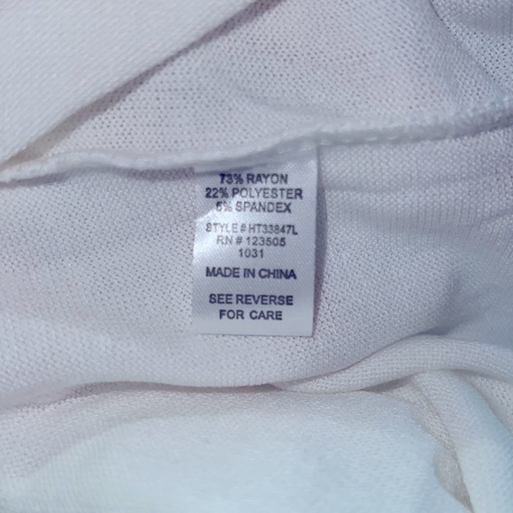 Heart & Hips White/Black Stripped Ruffled Long Sleeve Sweater - Picture 4 of 6